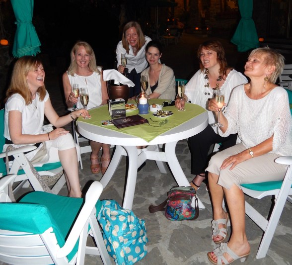 Drinks at the posh hotel HL