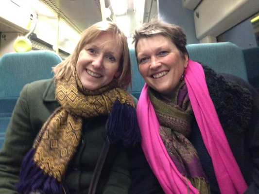 Sabine and I do SE trains