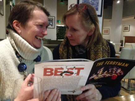 Sabine and I read the programme